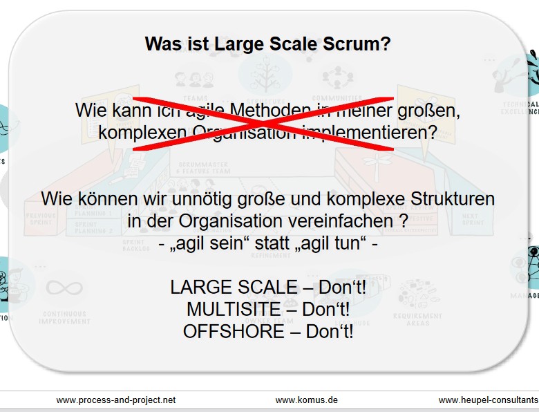 Beware of Large Scale SCRUM